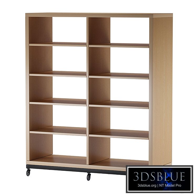 Rack of 5 shelves on wheels