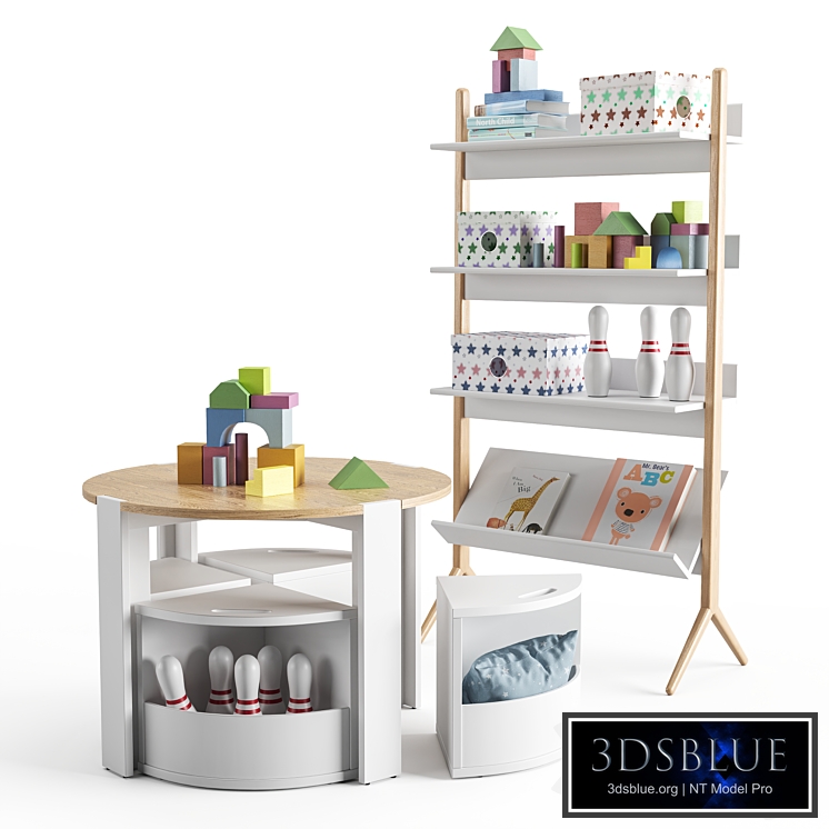 A set of items for the nursery from crate & kids