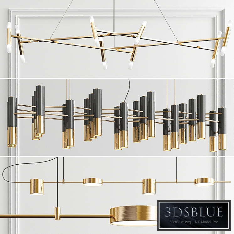 Counterpoint Diamant Ike Chandelier - 3 type