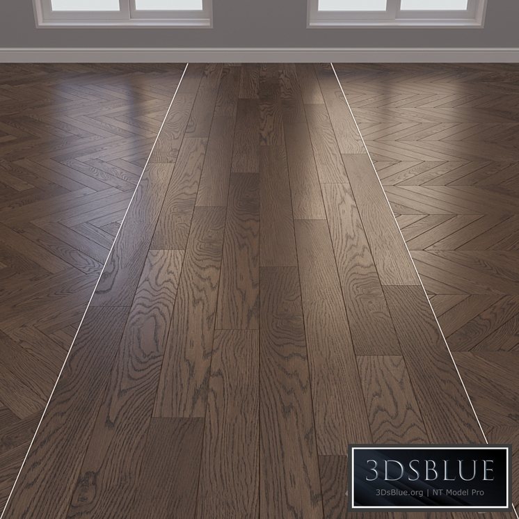 Parquet board Kraft Oak layout Christmas tree, chevron and linear 8