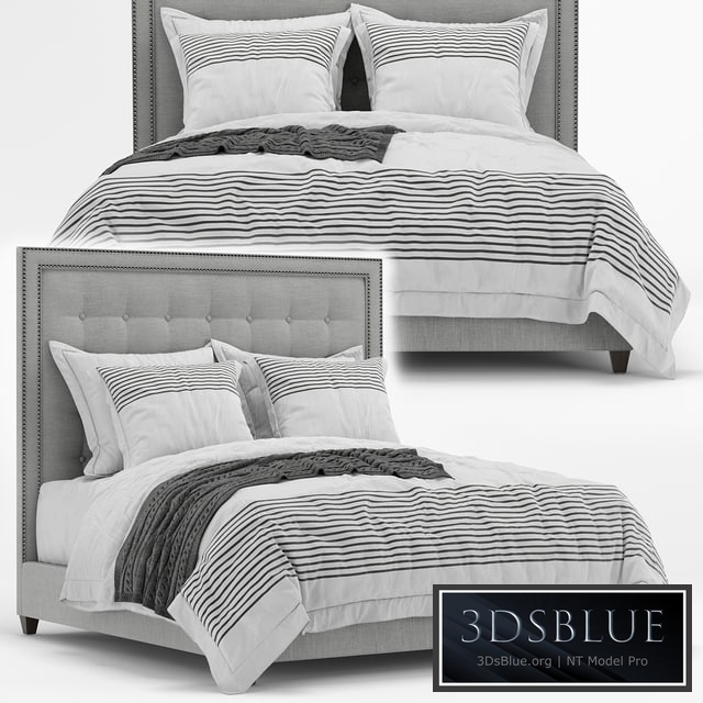 Arhaus felix tufted bed