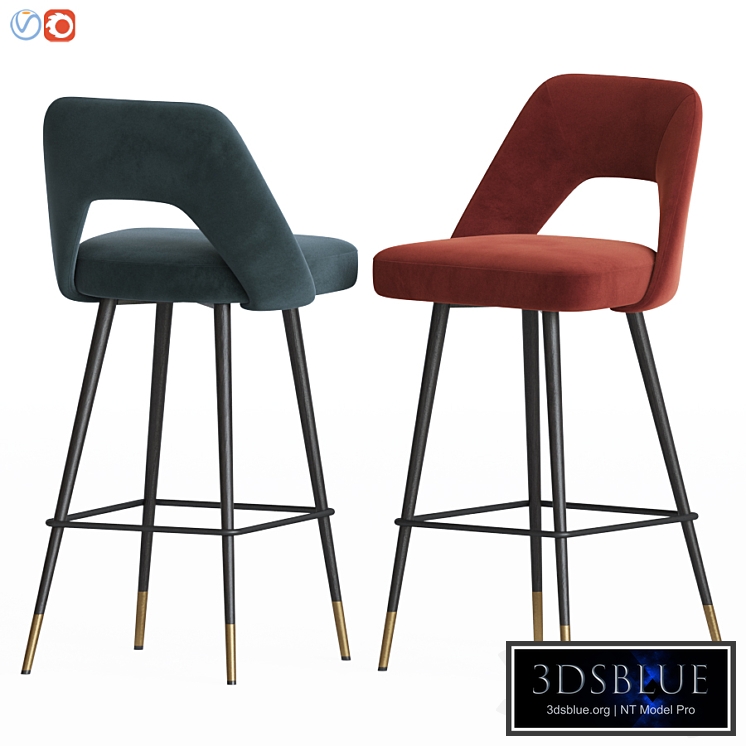 Avorio Bar Stool Eichholtz