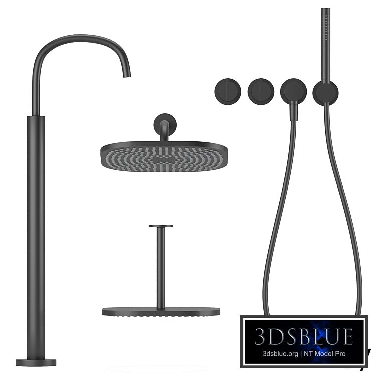 collection of bath faucets