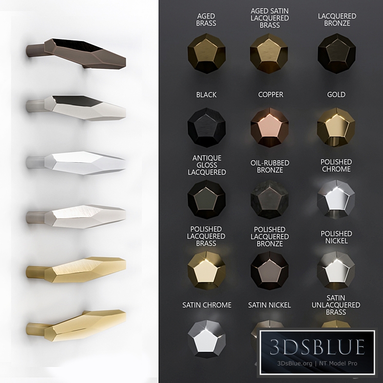 Furniture handles R4 from Knob House