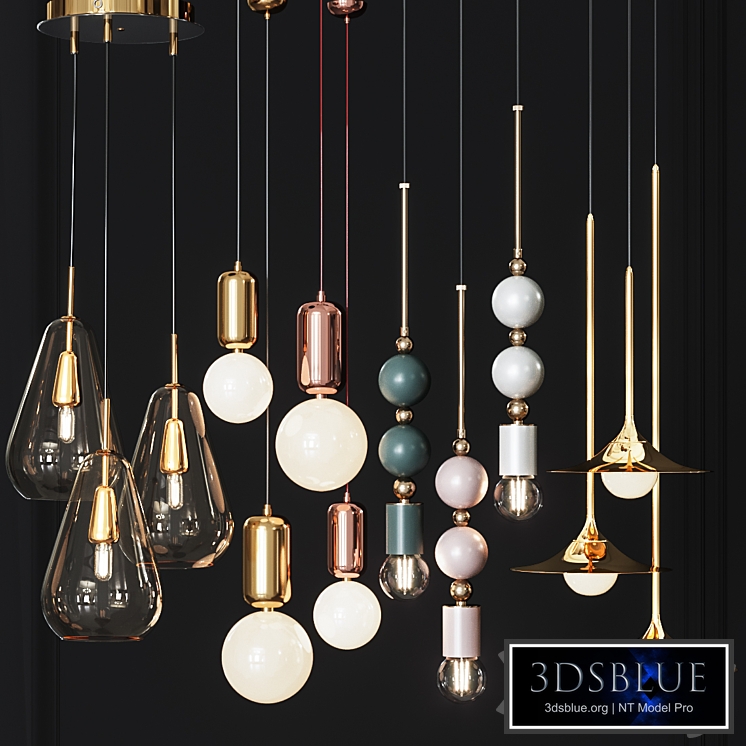 Four Pendant Lights amazing set vol. 27