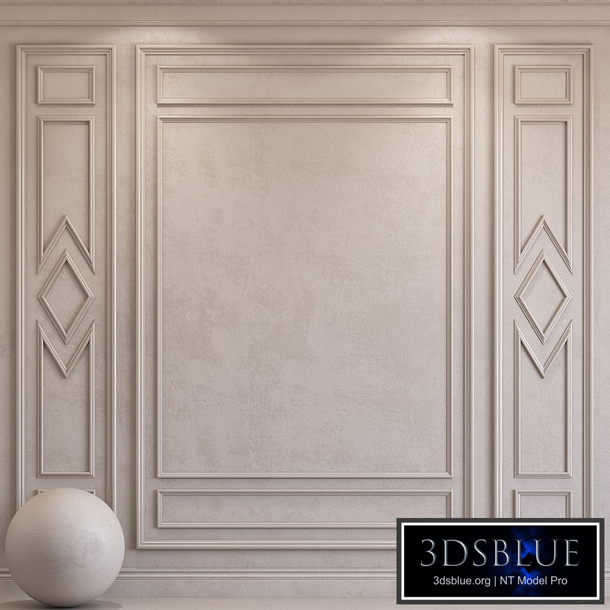 Decorative plaster with molding 44