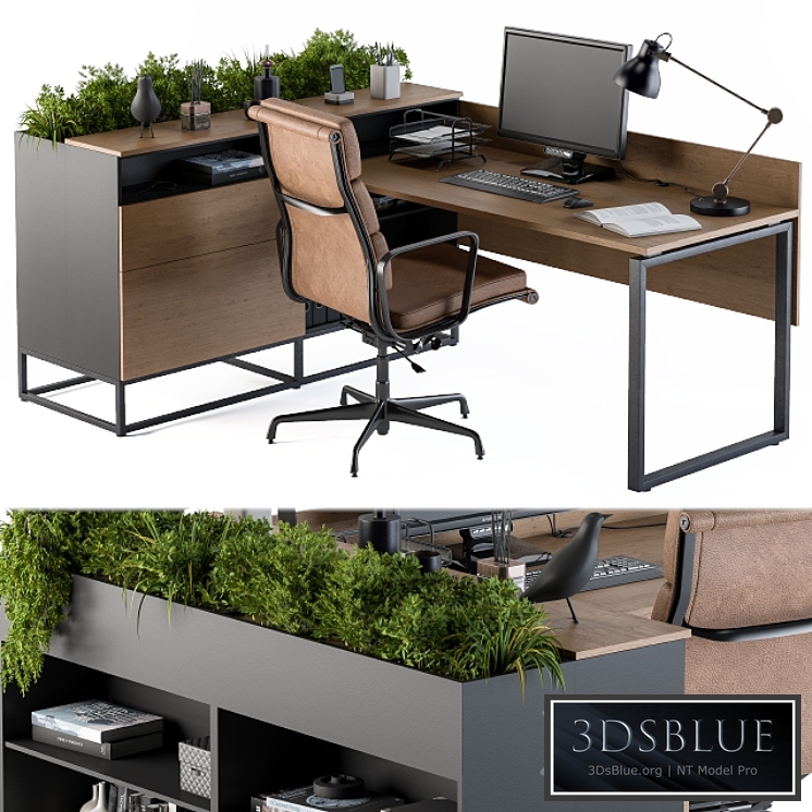 Office Desk L Set