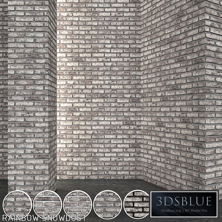 Vandersanden Brick Rainbow Snowdust