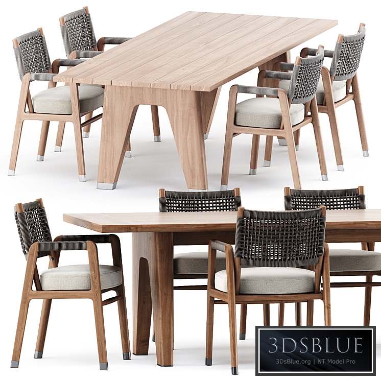 ORTIGIA CHAIR and MONREALE TABLE by flexform