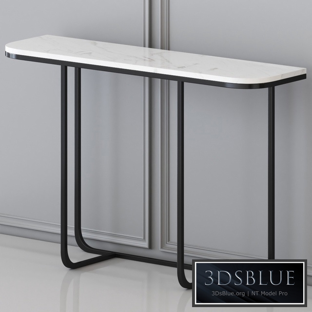 Manor Park black - console table