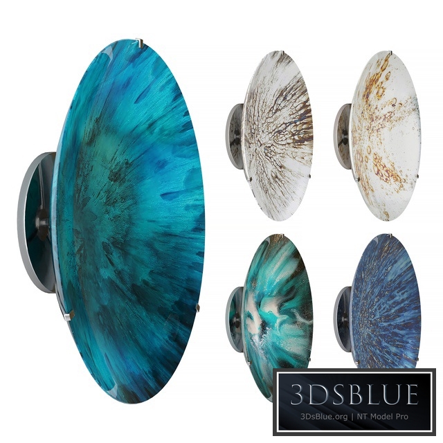 Concave mirrored glass