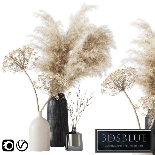 Bouquet with dry composition