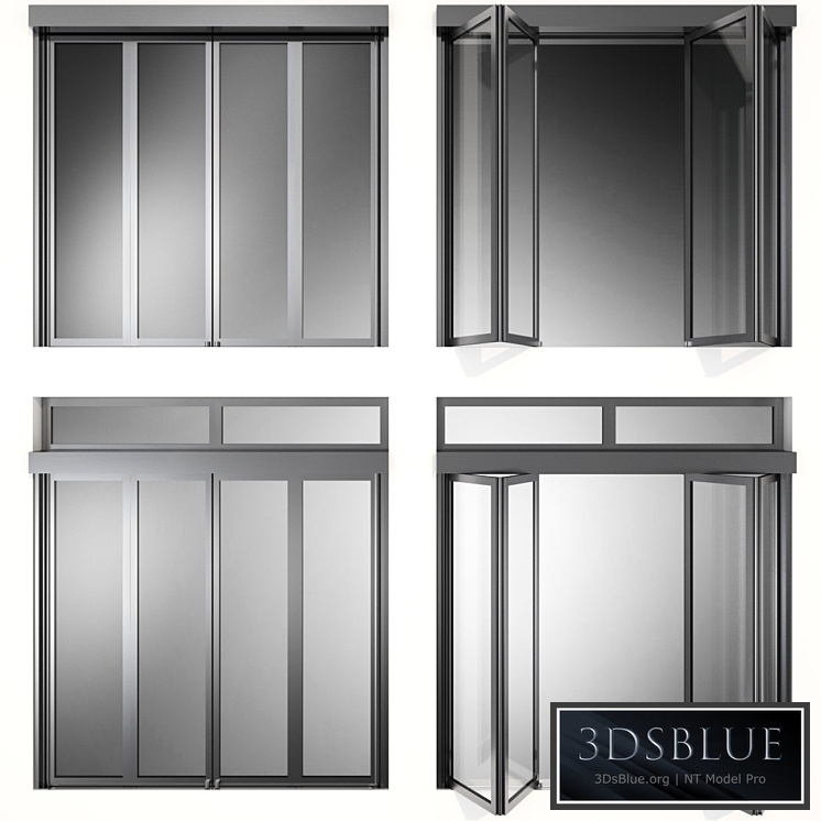Folding Metal Automatic Doors