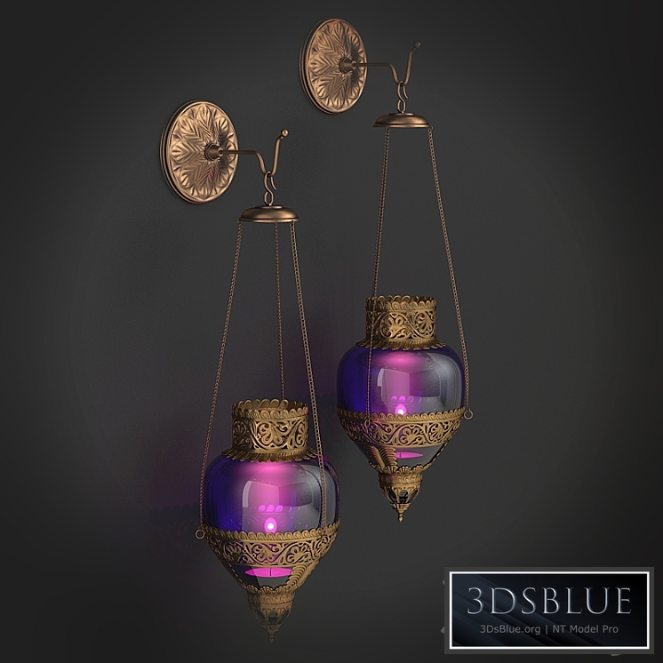 Bra Toscano Design sconce oriental