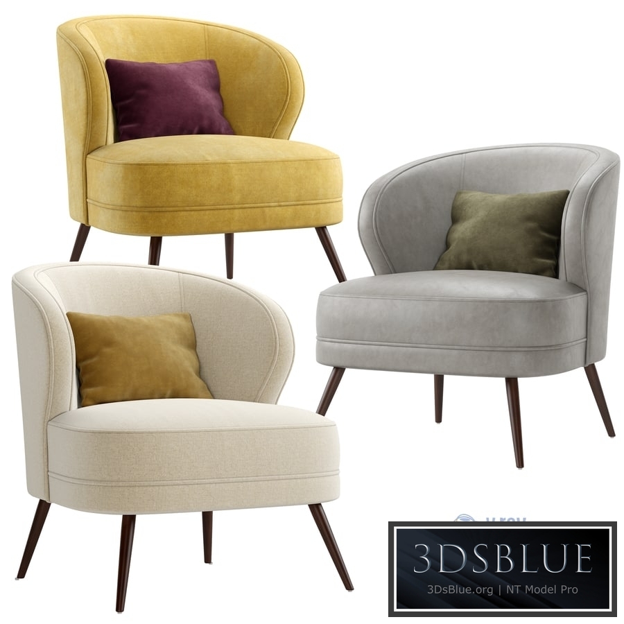 Arteriors. Armchair Kitts