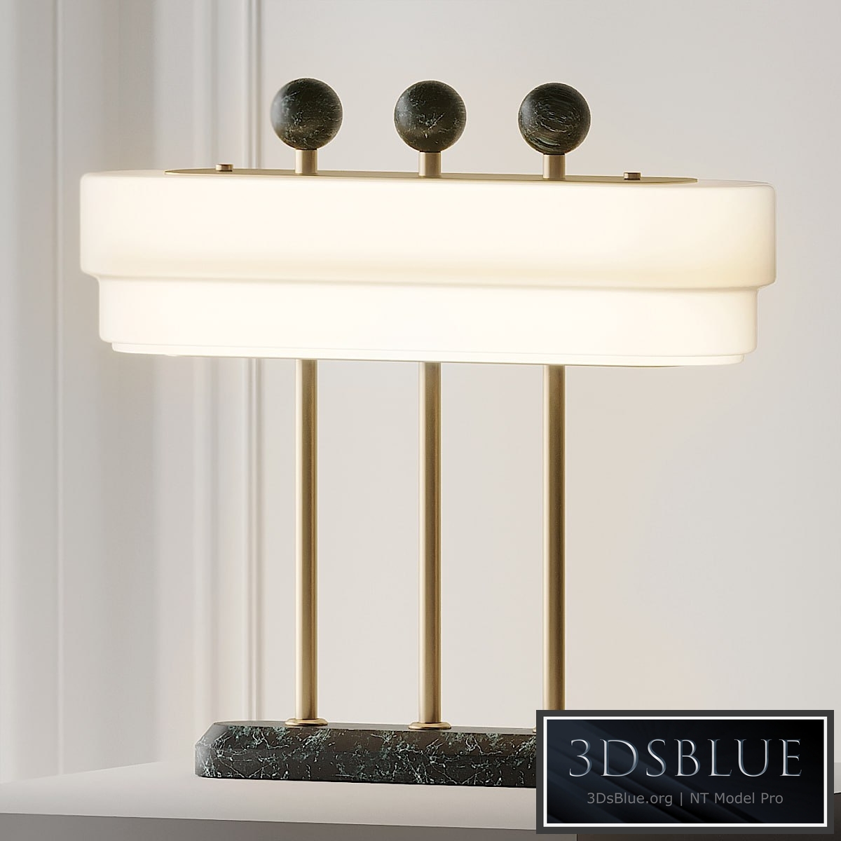 Spate Table Lamp by Bert Frank