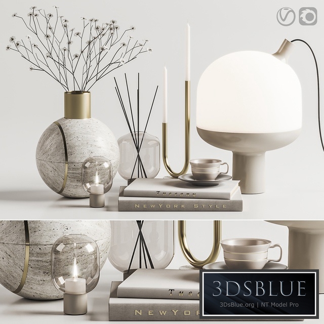 Decoration Set 001-Hauri Candleholder Arche Collection Curiosity objects