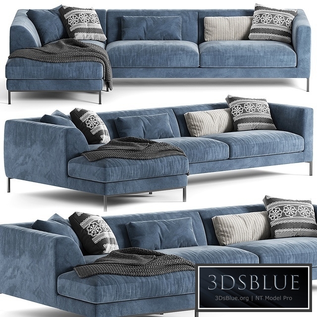 Frigerio salotti otto corner sofa