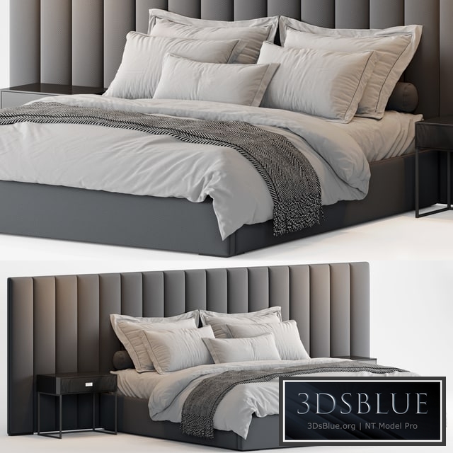 RH Modena Vertical Channel Extended Platform Bed2