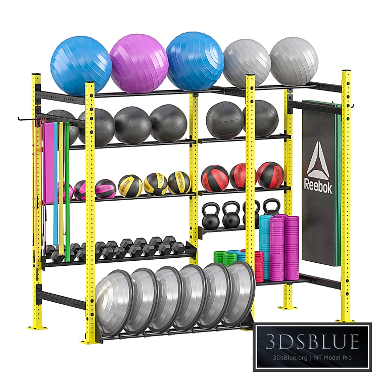 Rack for sports equipment