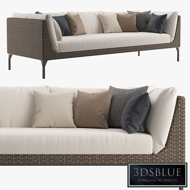 Dedon "MU 4-seater" sofa outdoor