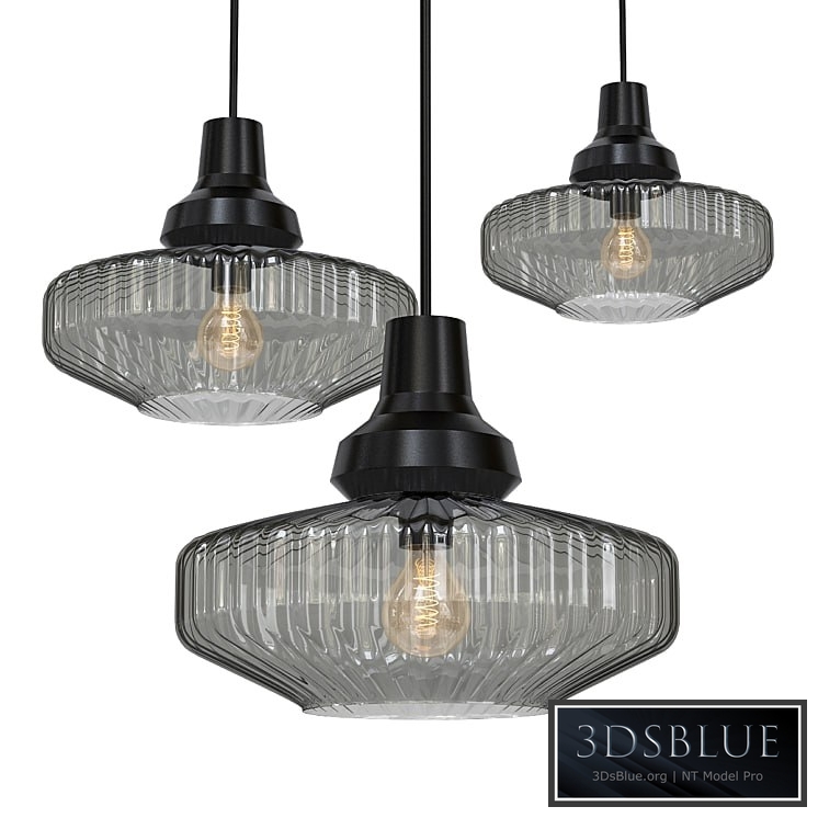 New Wave Optic Pendant Smoke