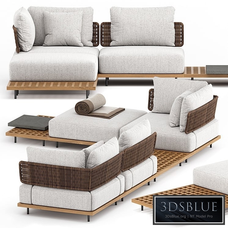 QUADRADO OUTDOOR SOFA by Minotti