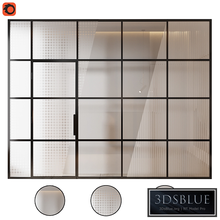Glass partition