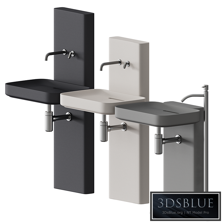 Agape Petra Pedestal Washbasin