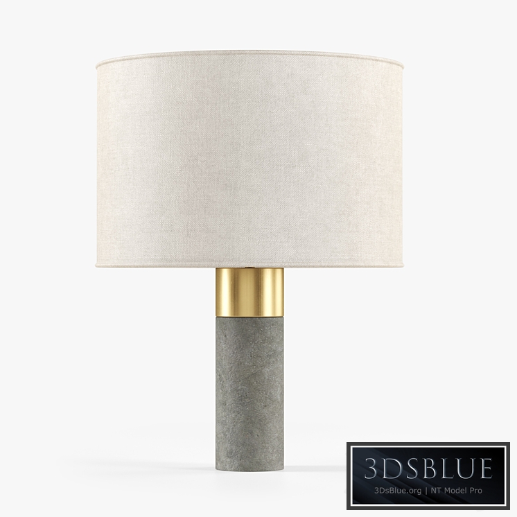 Bianco Cement Table Lamp / Lampara Sobremesa Cemento