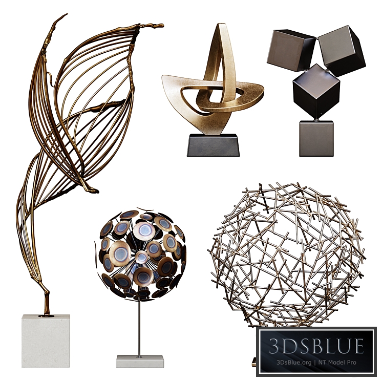 Arteriors Sculptures Set 2