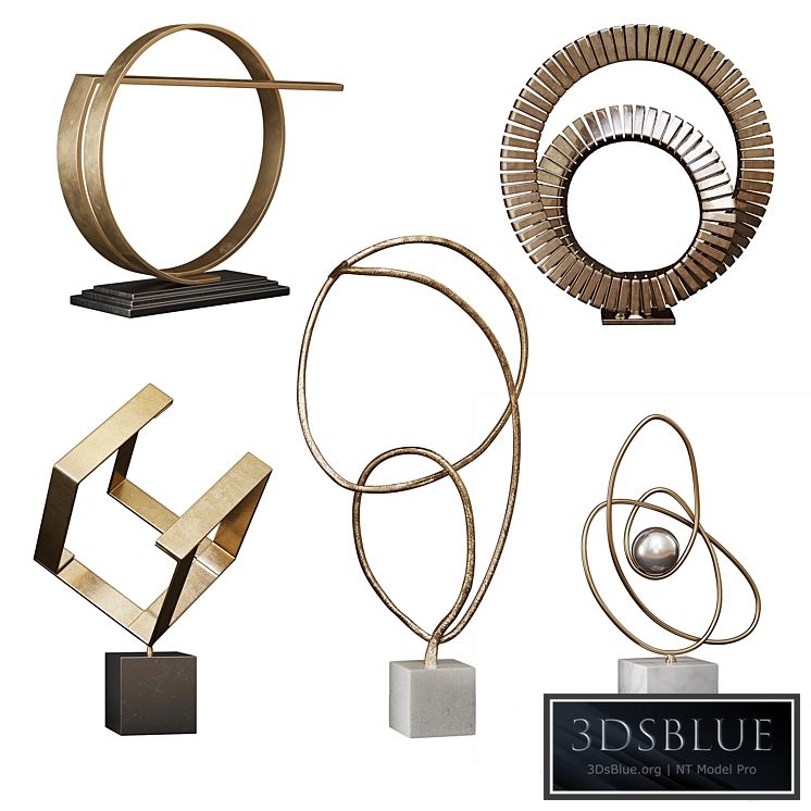 Arteriors Sculptures Set 3