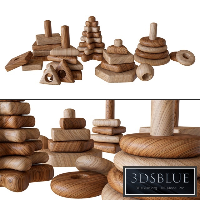 Childrens toy, pyramid