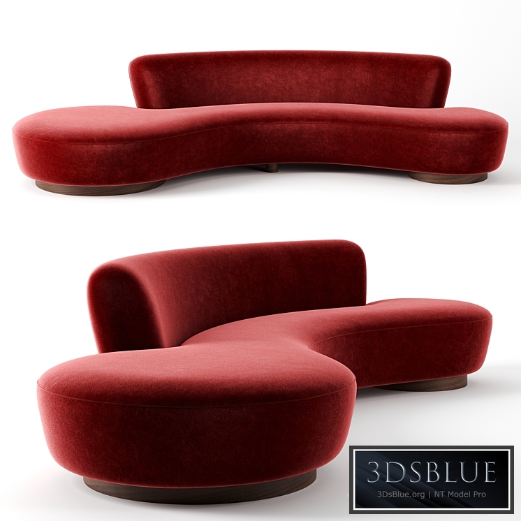 Serpentine Sofa by Vladimir Kagan