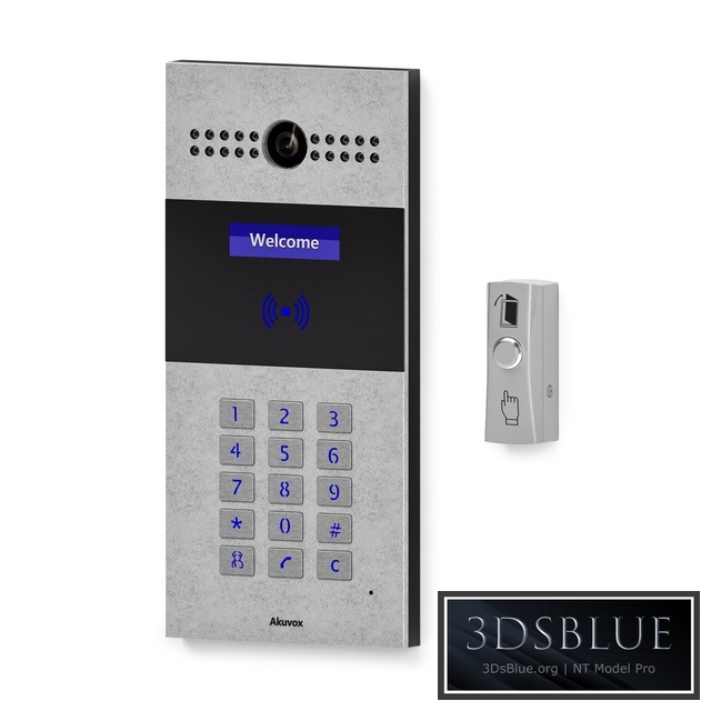 On-door speakerphone Akuvox R27 and exit button Slinex DR-02