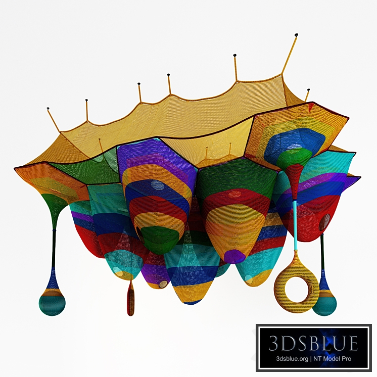 Children&#39;s mesh labyrinth "Beehive"