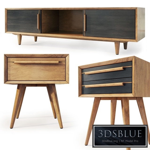 Dresser and nightstand Bruni. Tvstand, nightstand Bruni by Etg-Home