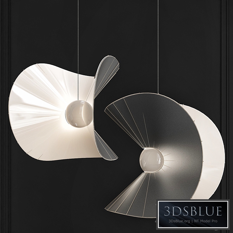 ROCHE BOBOIS MARIPOSA Cotton pendant lamp