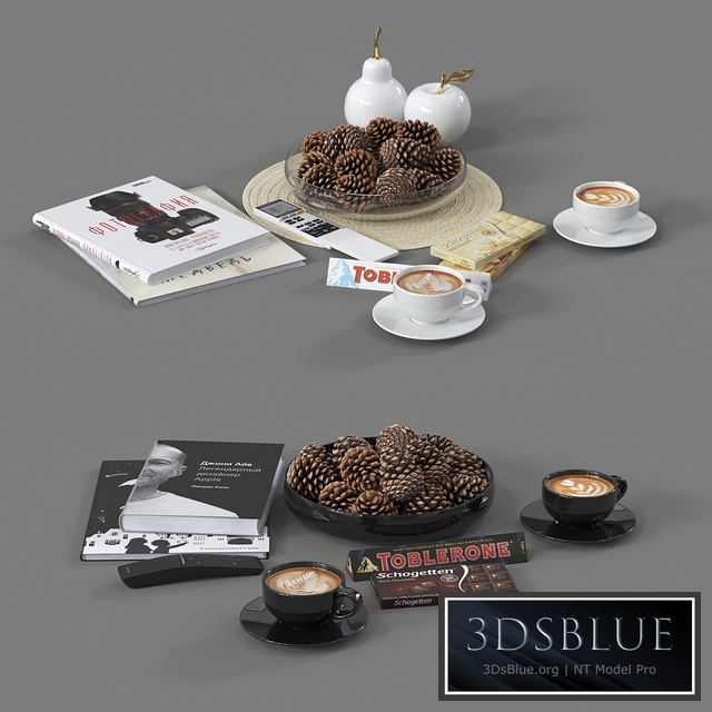 Decor for a coffee table.