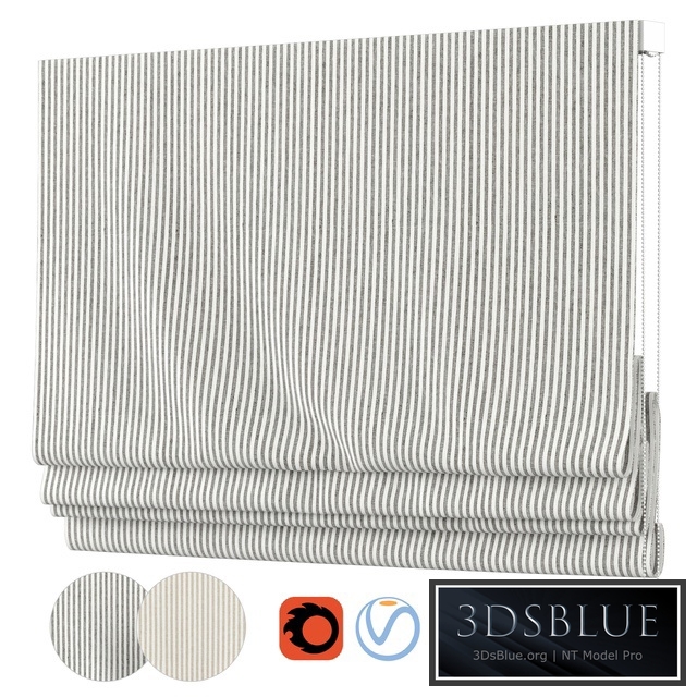 Roman Curtains 20 | Pottery Barn | Wheaton Stripe Shade