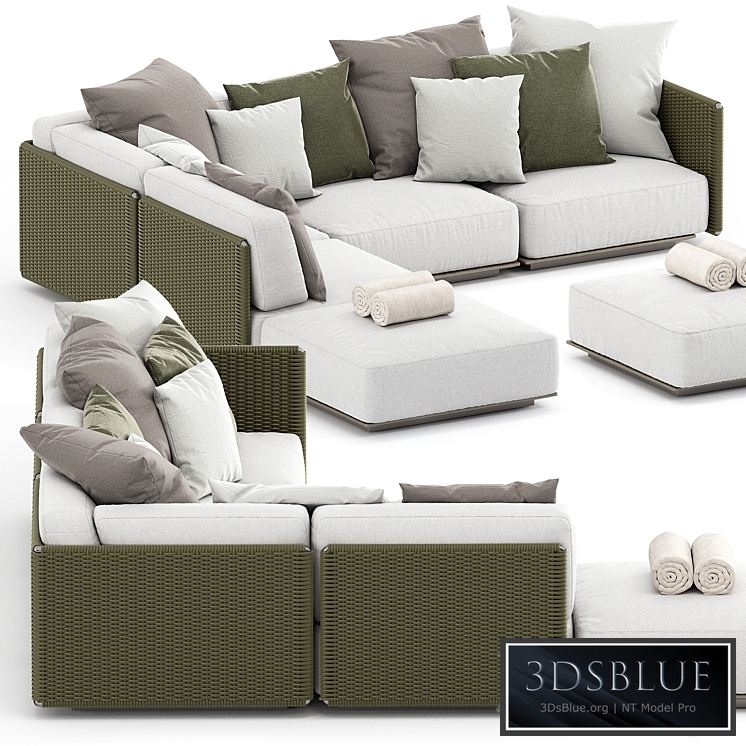 EDDY OUTDOOR SOFA 2 by FLEXFORM