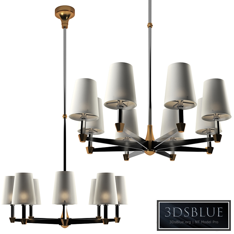 Eight branch chandeliers