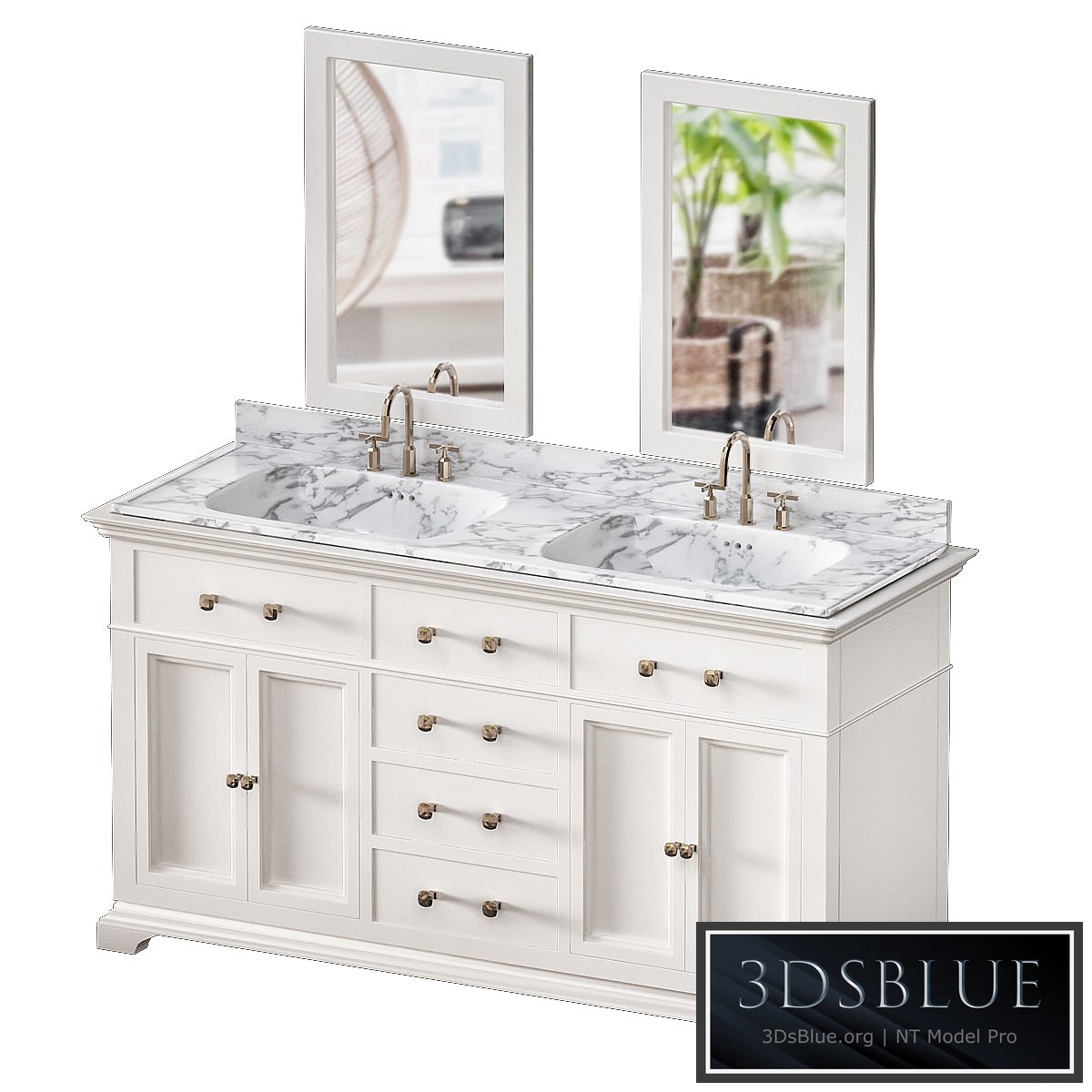 Double Bathroom Vanity Set See More by Azzuri