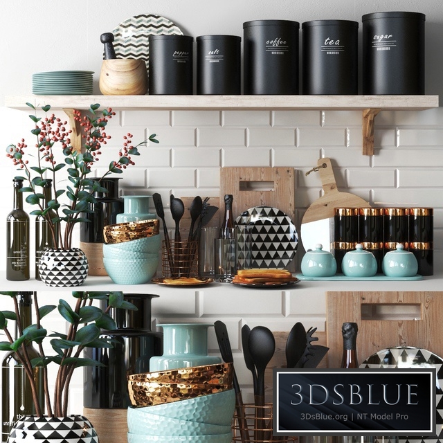 set611 -kitchen cyan