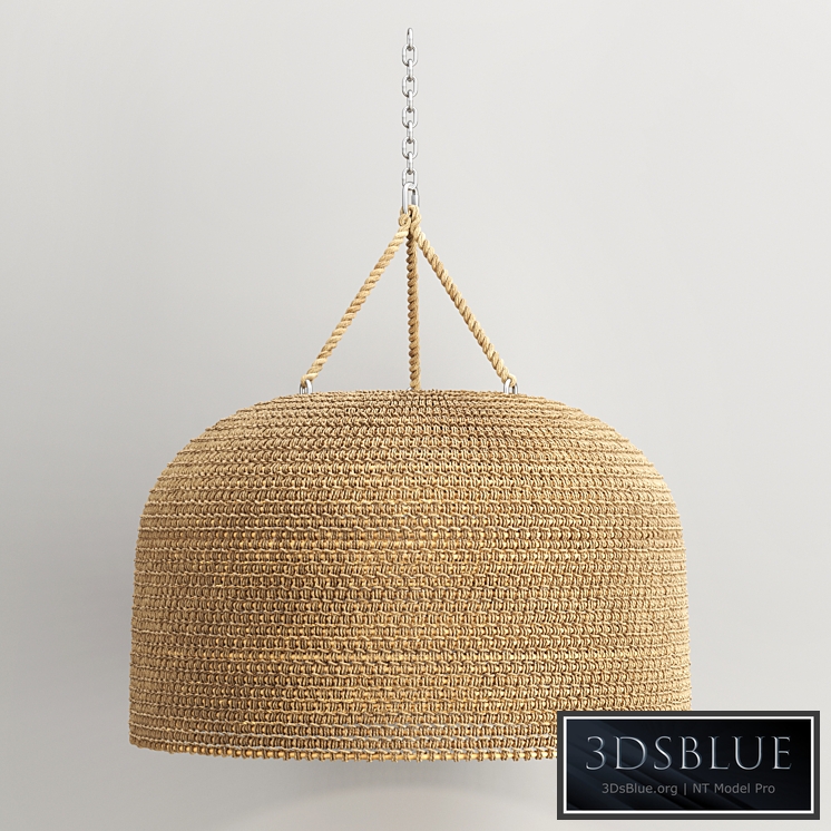 Green Oaks Oversized Pendant, Natural