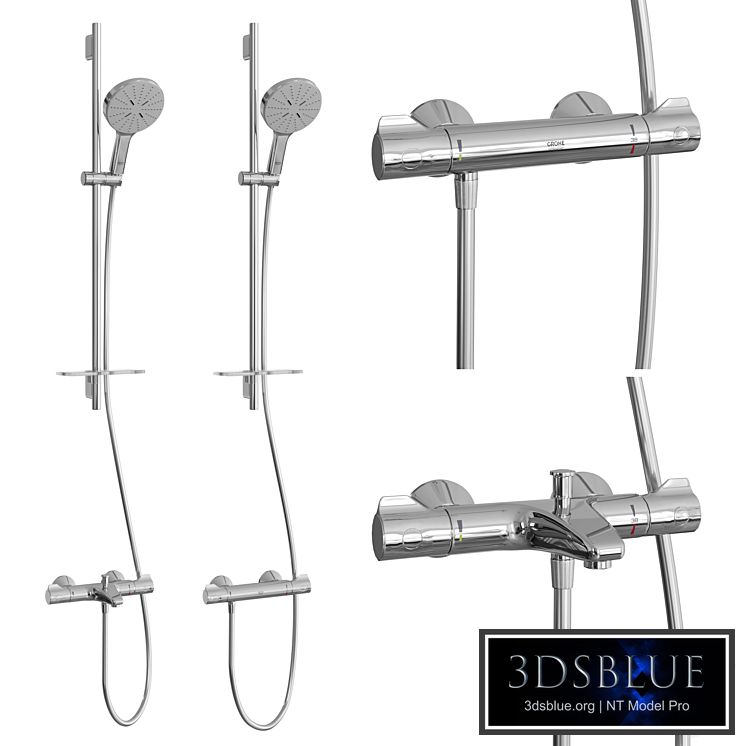 Grohe Grohtherm 800 Thermostatic & Grohe Rainshower SmartActive 150