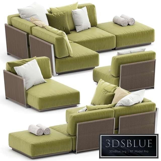 VULCANO OUTDOOR SOFA SET by FLEXFORM