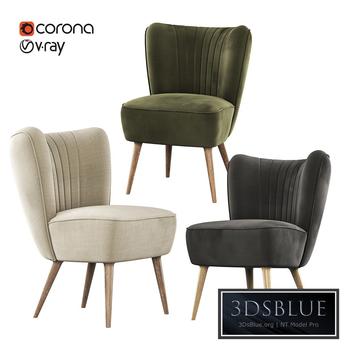 Vintage Cocktail Armchair