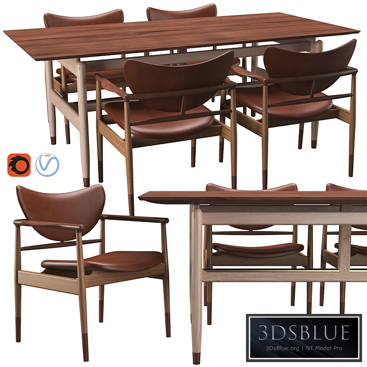 48 Chair & Kaufmann Table