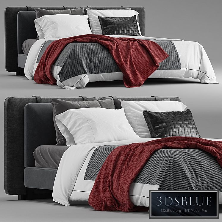 Minotti tatlin soft bed